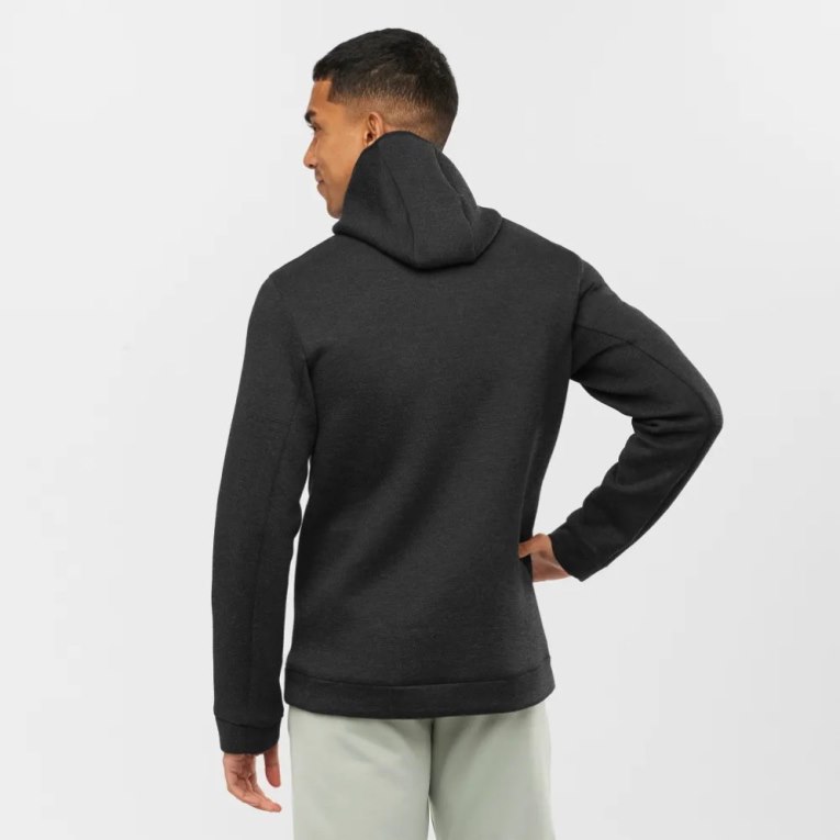 Black Salomon Essential Xwarm Hybrid Men's Jackets | IE VC7502